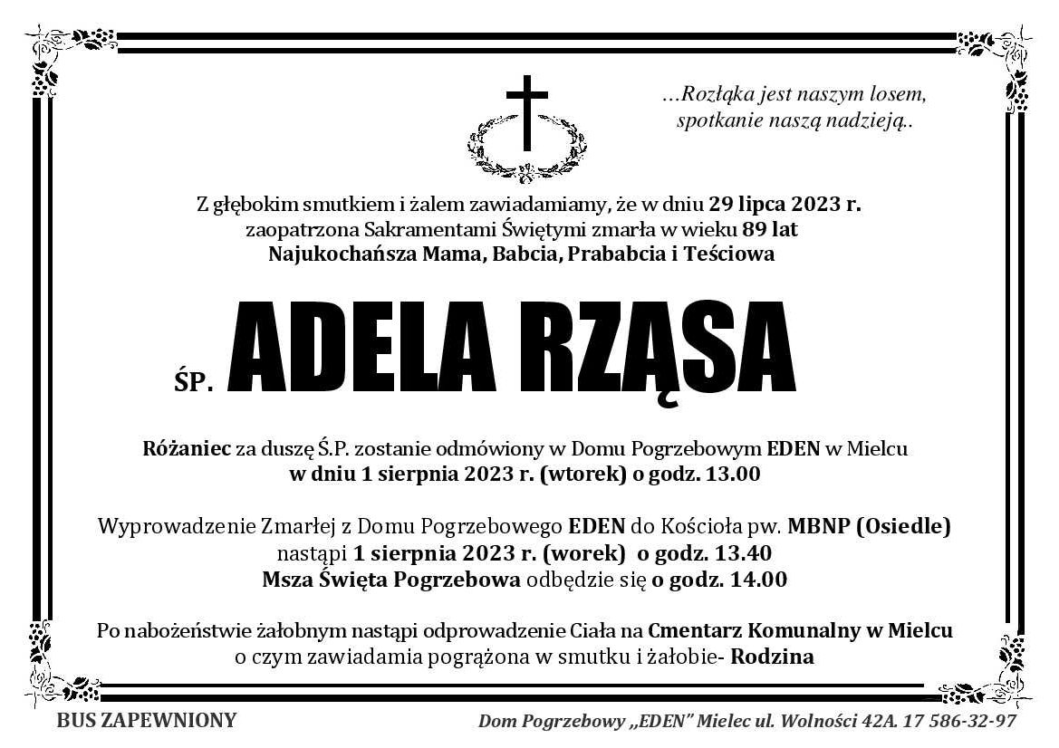 You are currently viewing Adela Rząsa