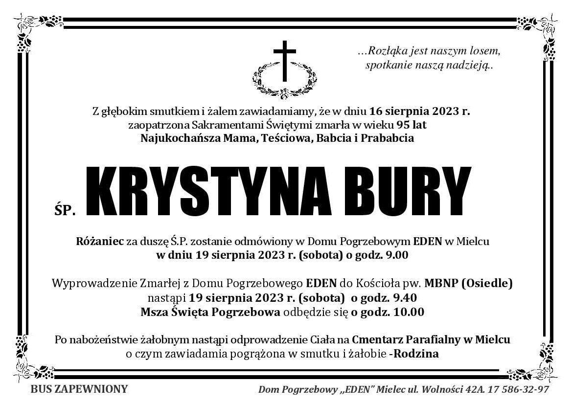 You are currently viewing Krystyna Bury