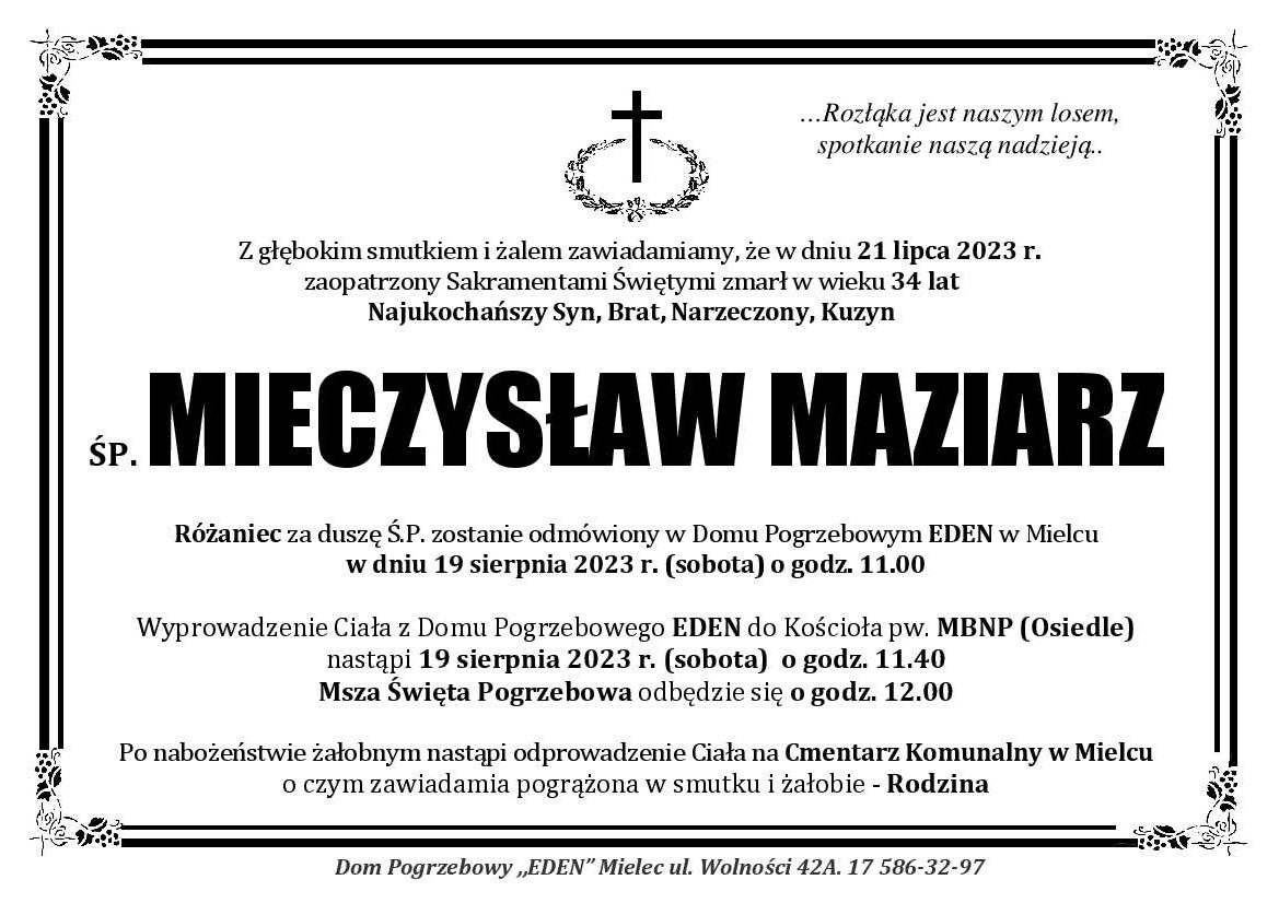 You are currently viewing Mieczysław Maziarz