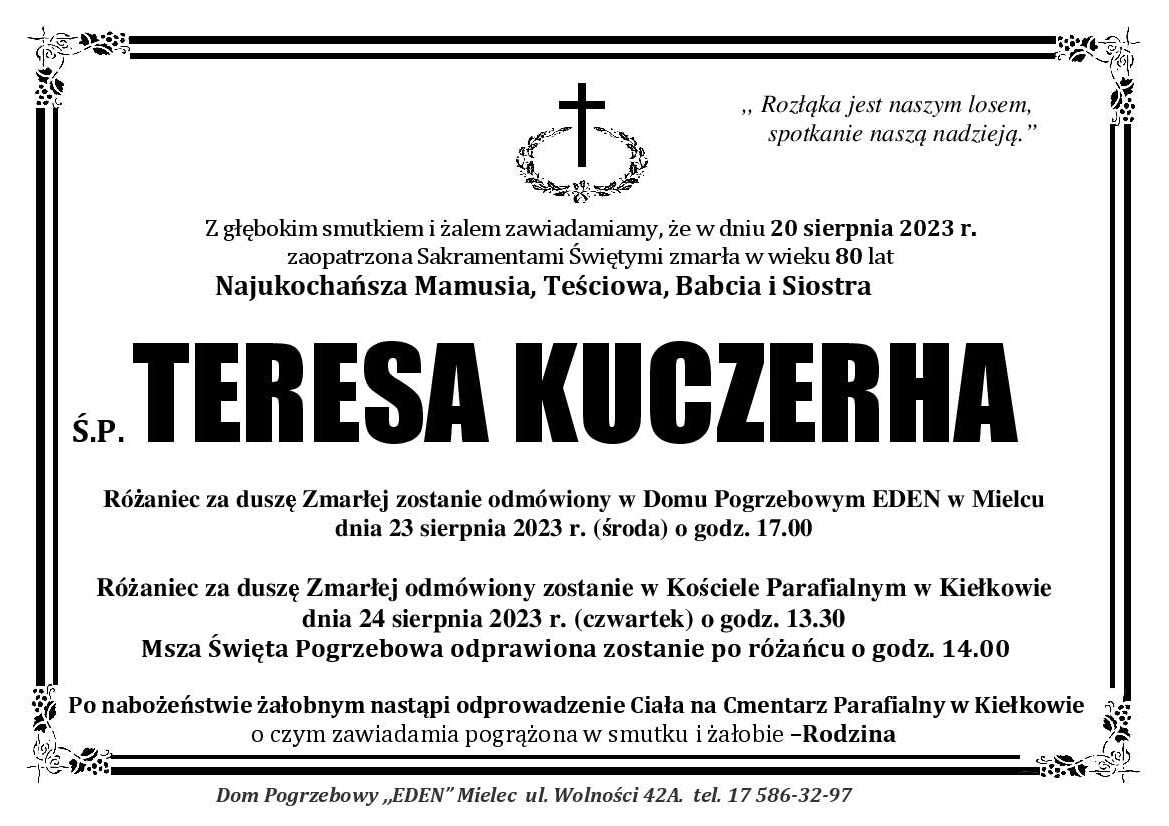 You are currently viewing Teresa Kuczerha