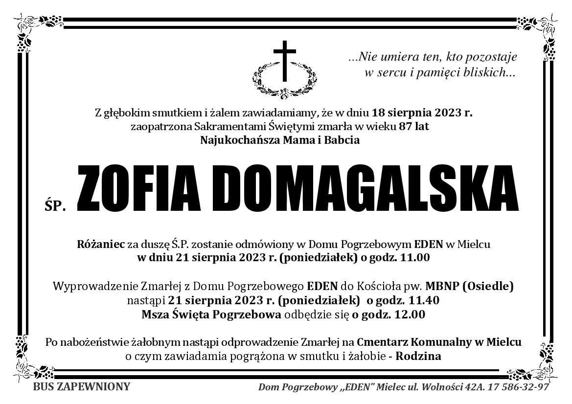 You are currently viewing Zofia Domagalska